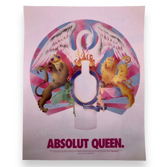 🟢[Absolut Vodka] ABSOLUT QUEEN Original 2002 Vintage Magazine Advertisement - Picture 2 of 12